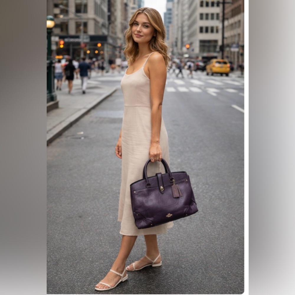 Coach authentic Mercer 30 Satchel, luxury classic - Picture 2 of 10